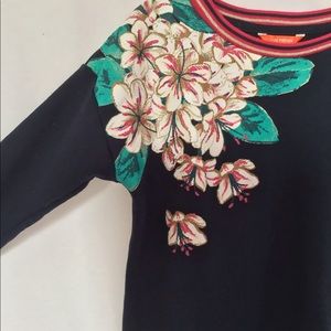 Joe Fresh Girls Sweater with Flowers size 10-12 L